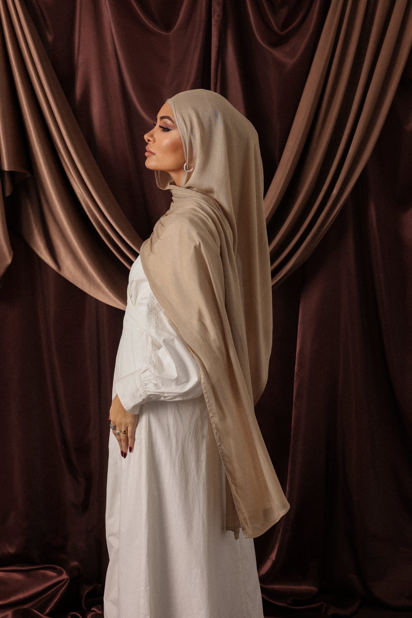 Taupe Hijab