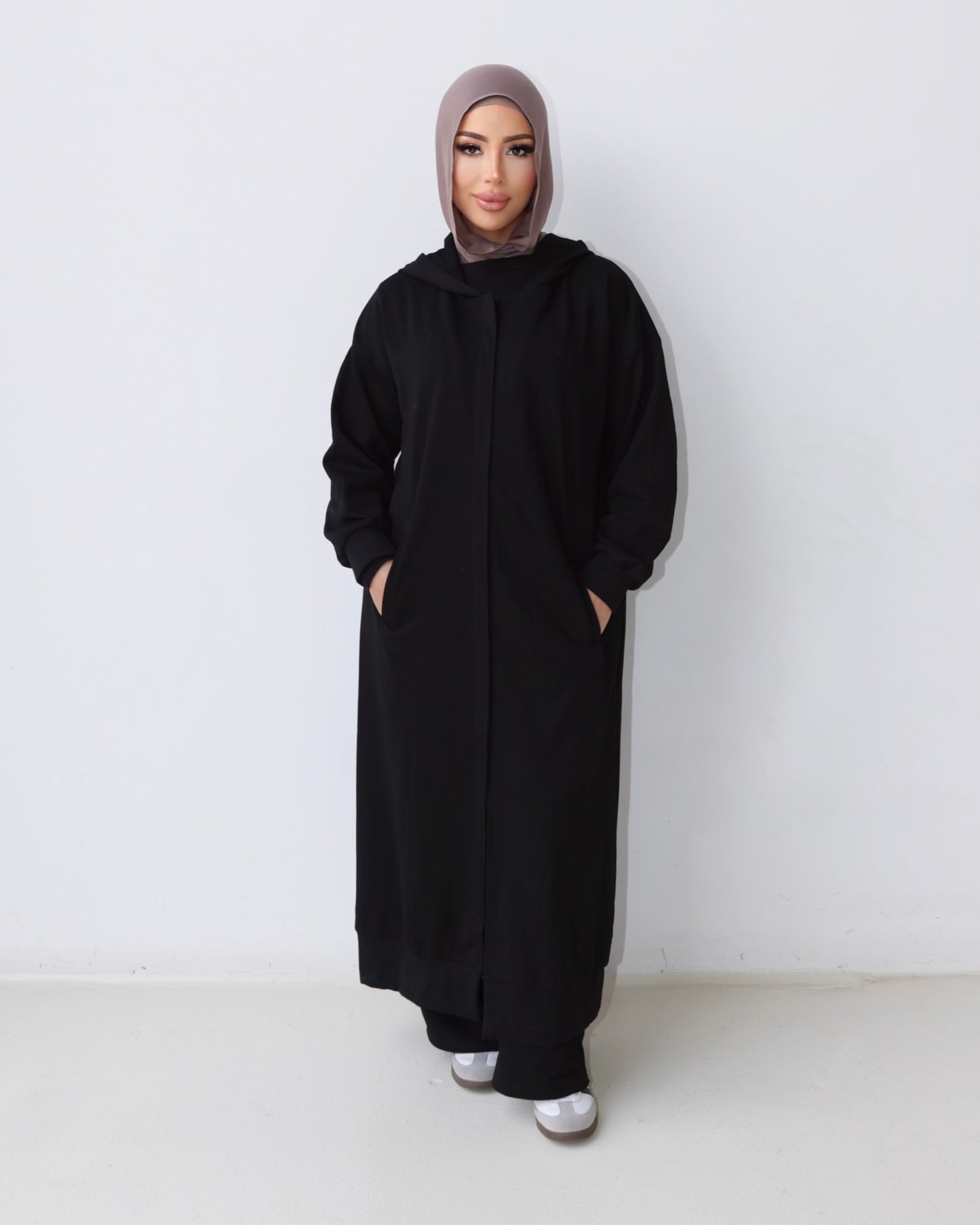 Cotton Trench SHORT (BLACK)