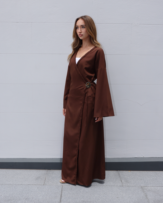 Braided Wrap Brown