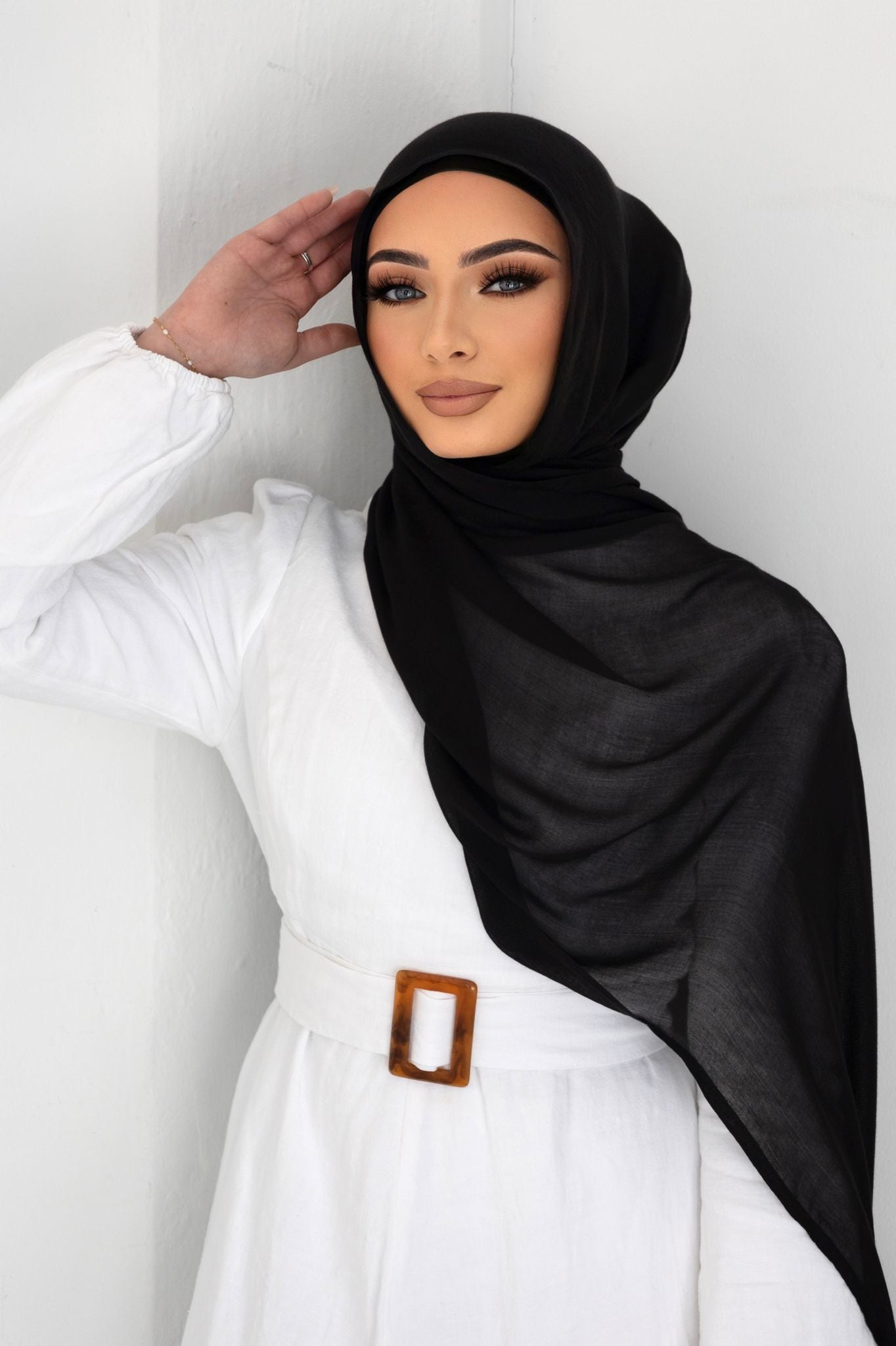 Midnight Black Hijab