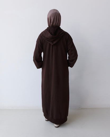 Cotton trench TALL (COFFEE)
