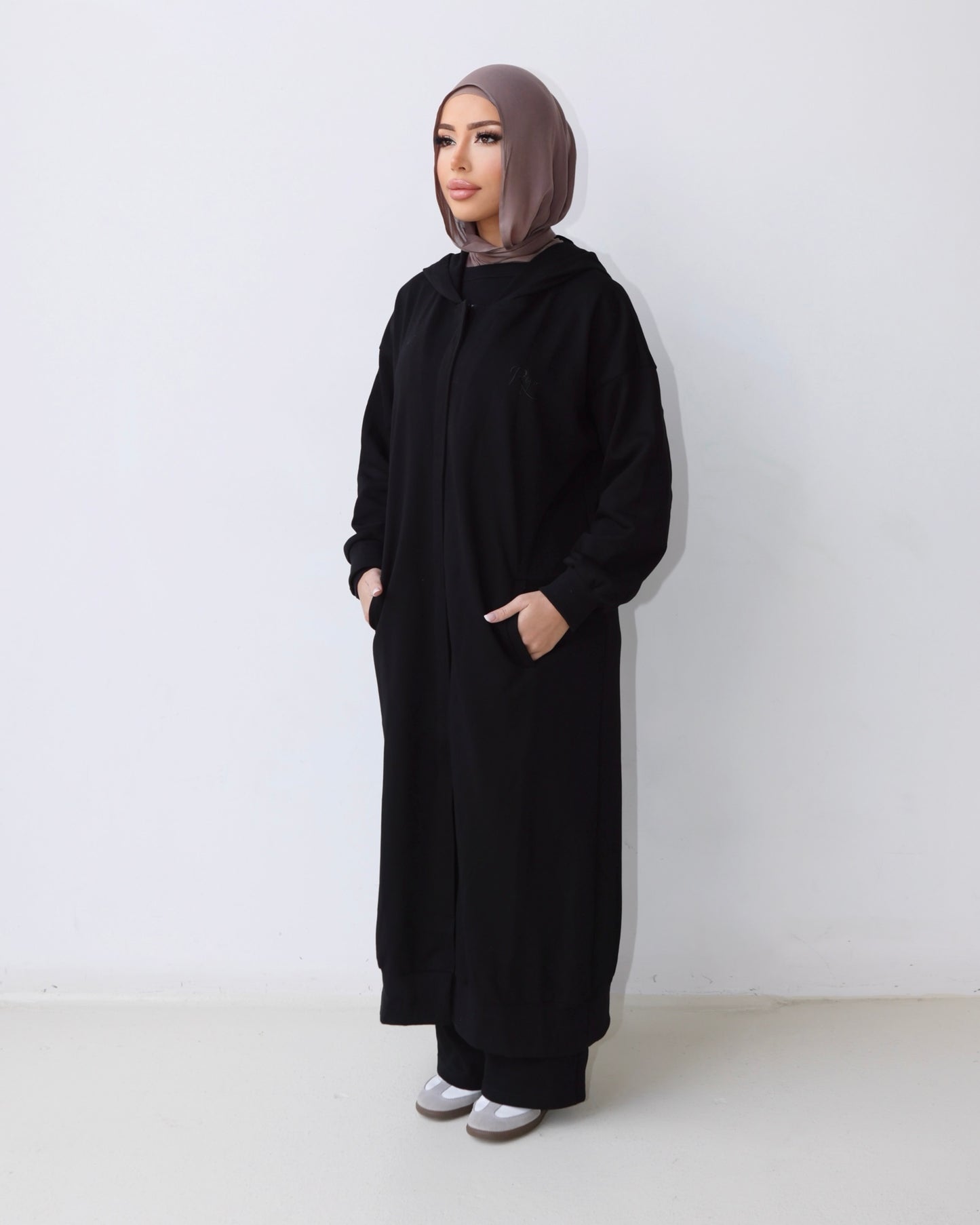 Cotton Trench SHORT (BLACK)