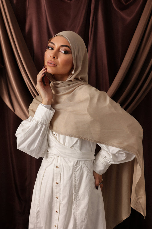 Taupe Hijab