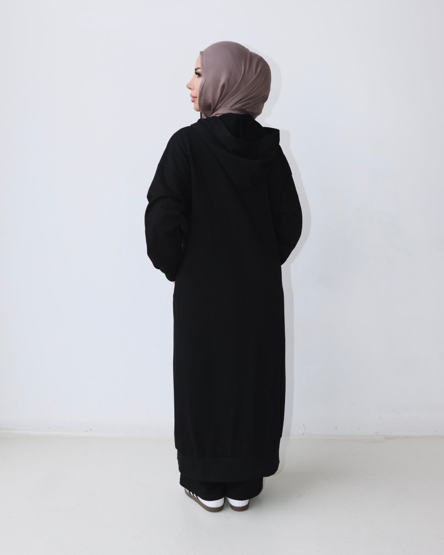 Cotton Trench SHORT (BLACK)