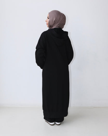 Cotton Trench SHORT (BLACK)