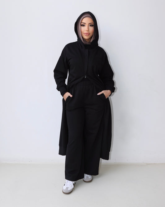 Cotton pants (BLACK)