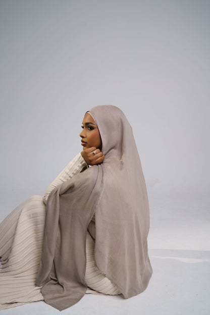 Mocha Hijab & Ninja Cap Set